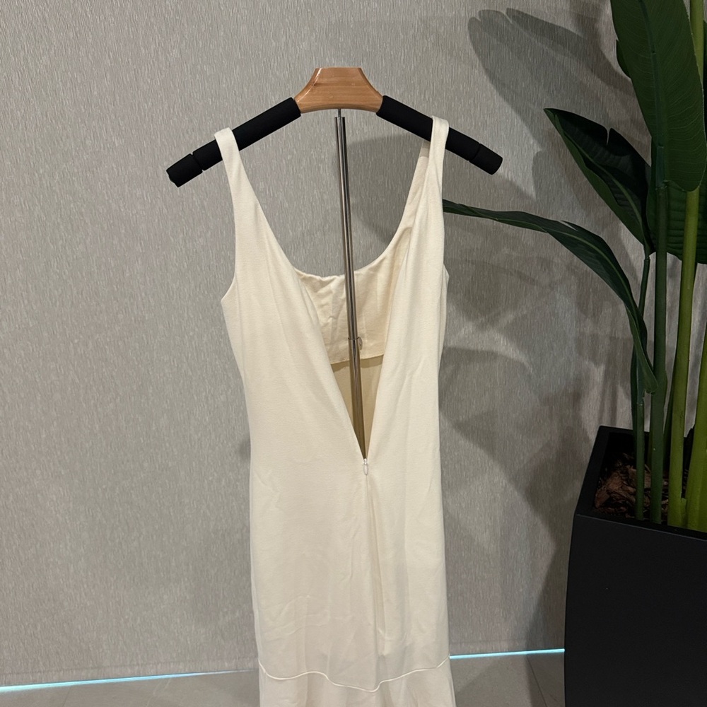 Amanda Uprichard Parker Cocktail Dress Ivory Small - Picture 11 of 11